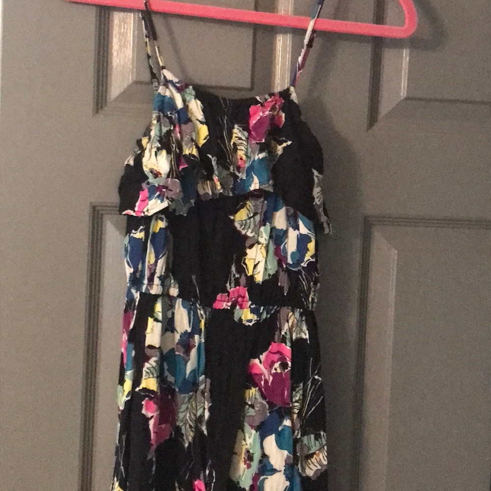 High low midi floral dress